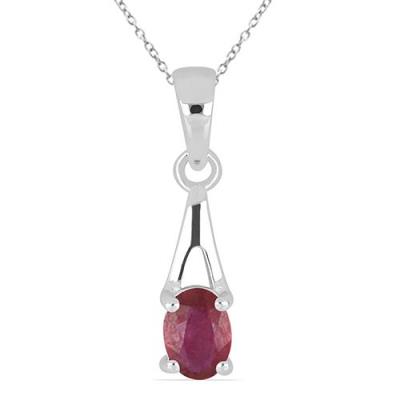 BUY STERLING SILVER NATURAL CHROME DIOPSIDE SINGLE STONE PENDANT